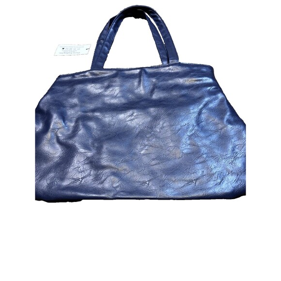 Women's Handbag Satchel Purse Butterfly Detail One Size CHUNS Navy NWT - Picture 5 of 6